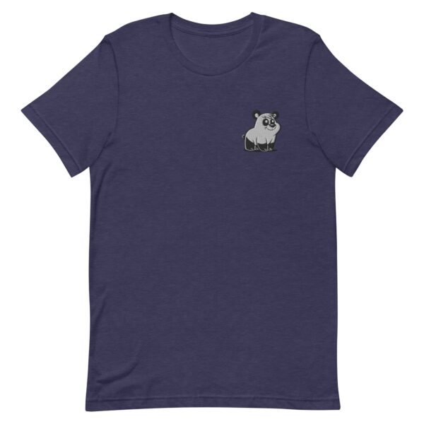 Heather Midnight Navy Classic Embroidered Pizzly Bear T-shirt