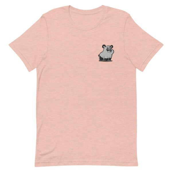 Heather Prism Peach Classic Embroidered Pizzly Bear T-shirt