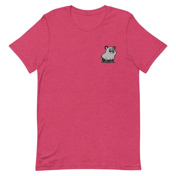 Raspberry Classic Embroidered Pizzly Bear T-shirt