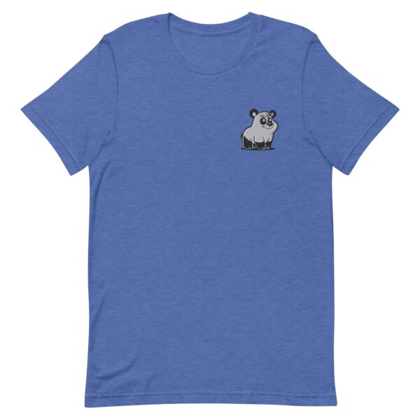 Heather True Royal Classic Embroidered Pizzly Bear T-shirt