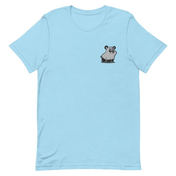 Ocean Blue Classic Embroidered Pizzly Bear T-shirt